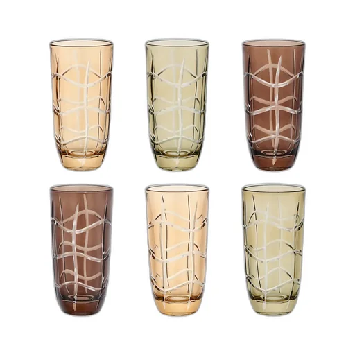 Set Of Six Cocktail Glasses