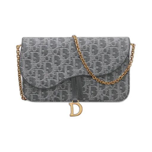 Medium Saddle Pouch With Chain