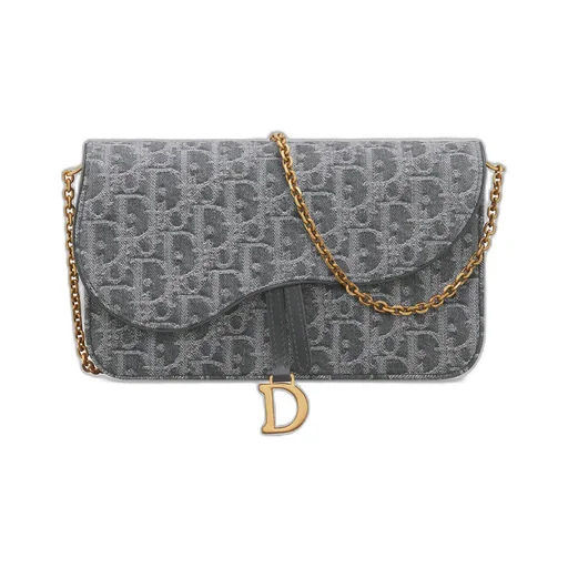 Medium Saddle Pouch With Chain
