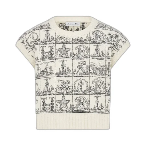 Embroidered Sweater Vest