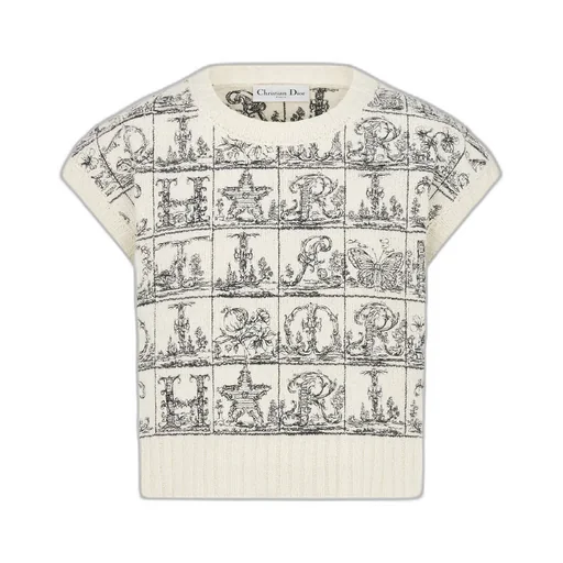Embroidered Sweater Vest