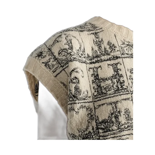 Embroidered Sweater Vest