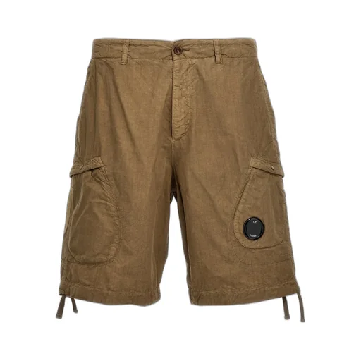 C.P. Company Logo Patch Bermuda Shorts