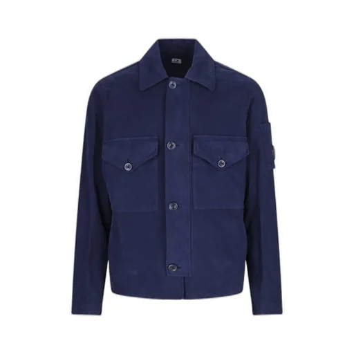 C.P. Company Pocket Detailed Buttoned Shirt Jacket