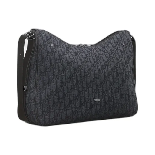 Large Dior Slider Zipped Hobo Bag