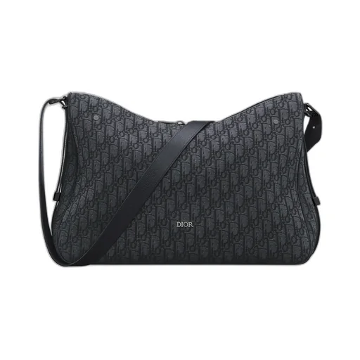 Large Dior Slider Zipped Hobo Bag