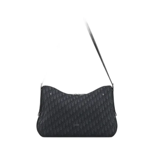 Large Dior Slider Zipped Hobo Bag