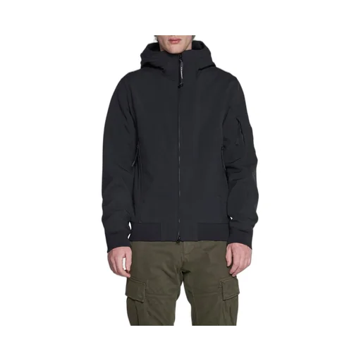 C.P. Company Logo-Plaque Hooded Jacket