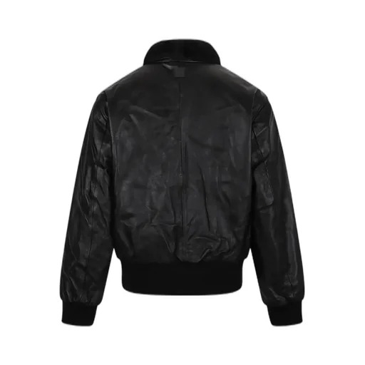 Calvin Klein Shearling-Collar Bomber Jacket