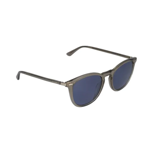 Calvin Klein Round-Frame Logo Print Sunglasses