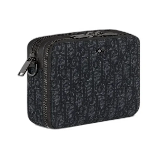 Zipped Pouch With Strap