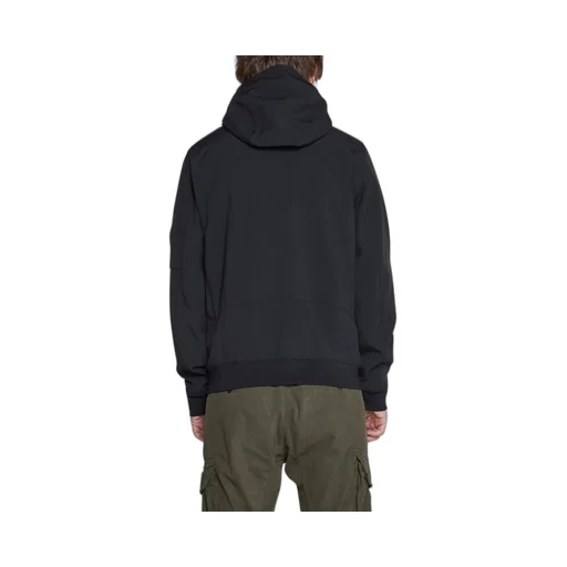 C.P. Company Logo-Plaque Hooded Jacket