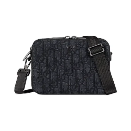 Zipped Pouch With Strap