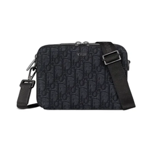 Zipped Pouch With Strap