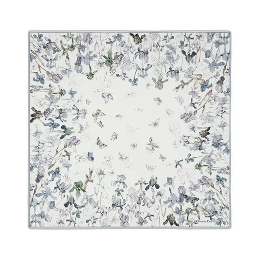 Butterflies & Iris 90 Square Scarf