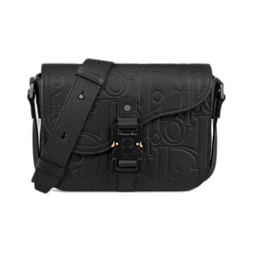Small Saddle Messenger Bag With Flap