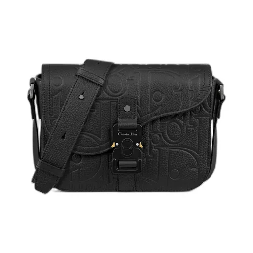 Small Saddle Messenger Bag With Flap