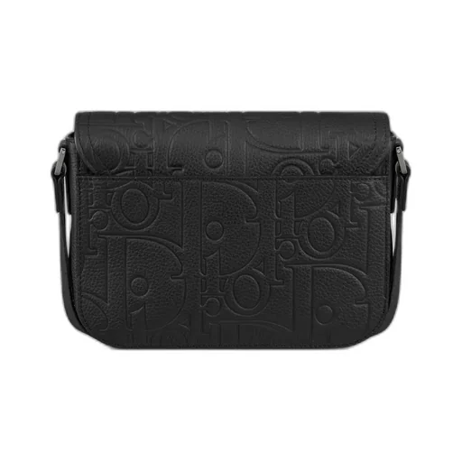 Small Saddle Messenger Bag With Flap