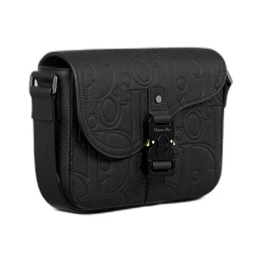 Small Saddle Messenger Bag With Flap