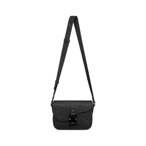Small Saddle Messenger Bag With Flap