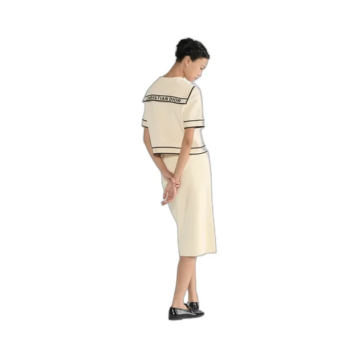Short-Sleeved Jacket With Sailor Collar