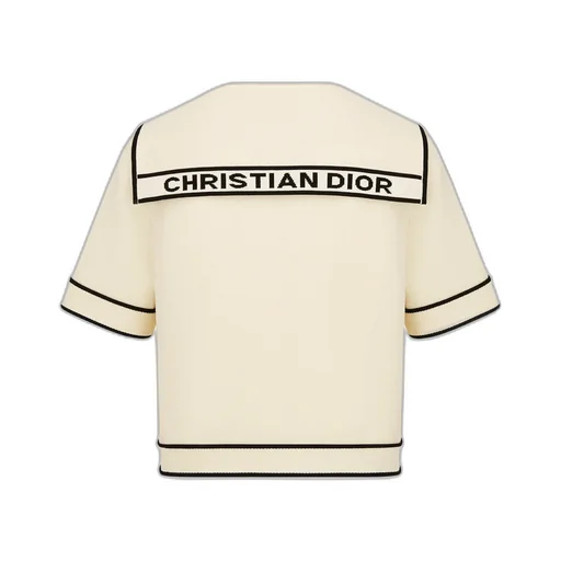 Short-Sleeved Jacket With Sailor Collar