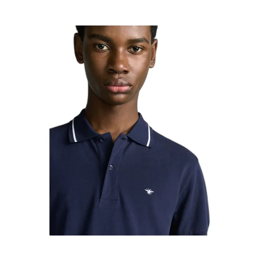 Polo Shirt With Bee Embroidery