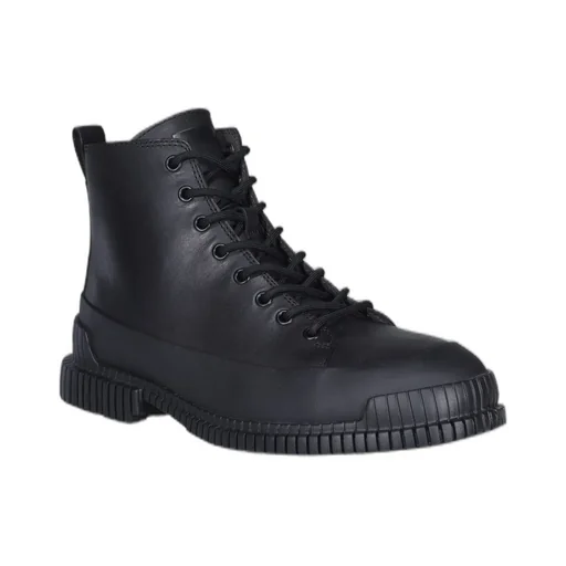 Camper Pix Round Toe Lace-Up Boots
