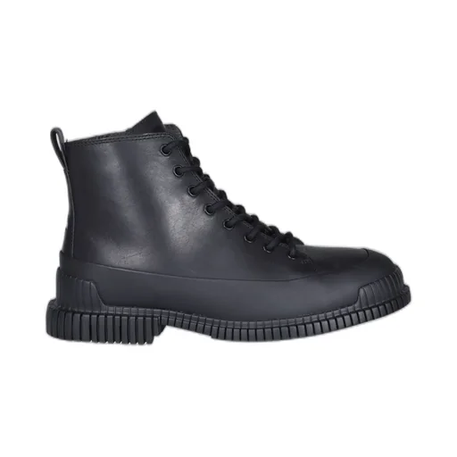 Camper Pix Round Toe Lace-Up Boots