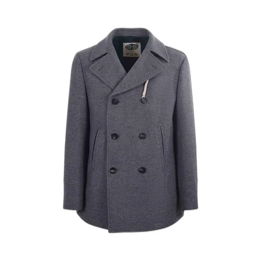 Camplin Island Wool Blend Peacoat