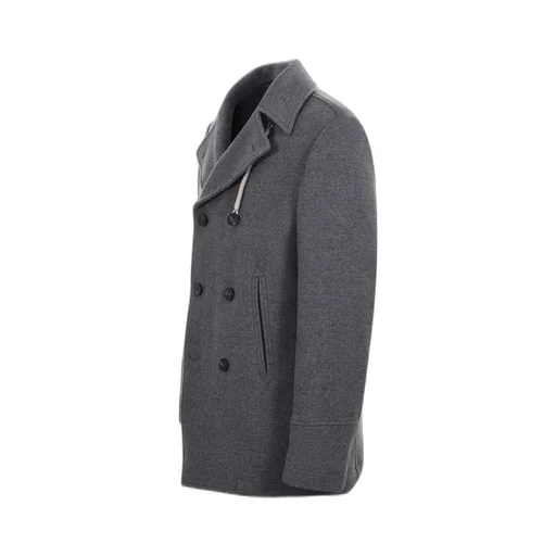 Camplin Island Wool Blend Peacoat