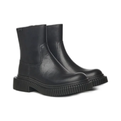 Camper Exposed Stitching Boots