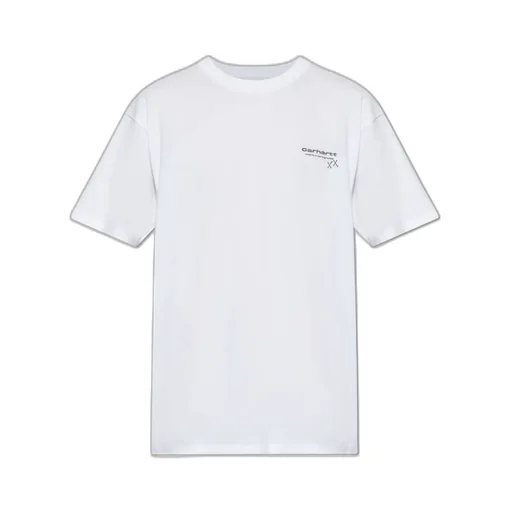 Carhartt Wip Logo Printed Crewneck T-Shirt