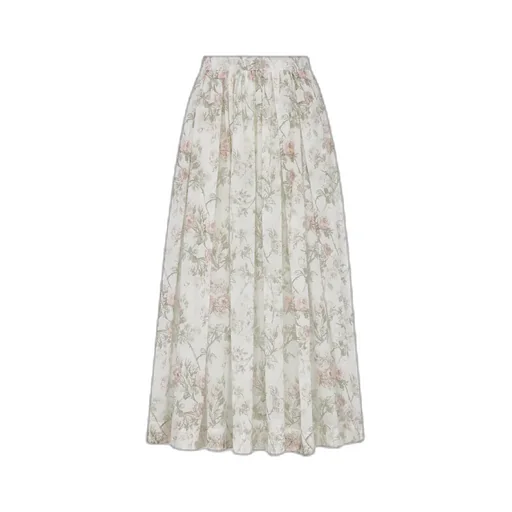 Mid-Length Flared Skirt