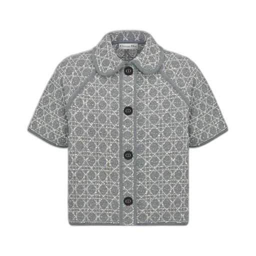 Macrocannage Short-Sleeved Jacket