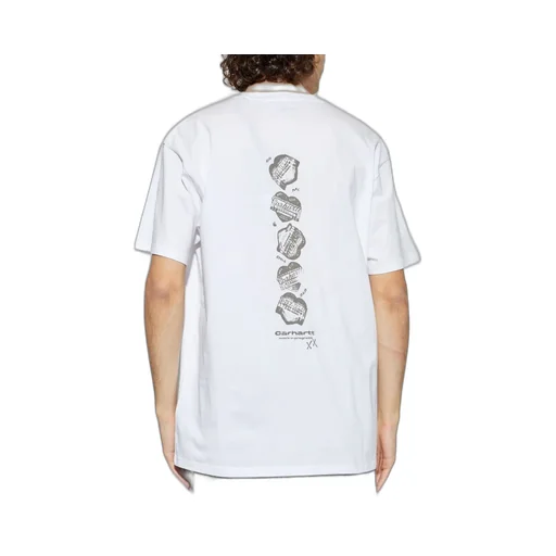 Carhartt Wip Logo Printed Crewneck T-Shirt