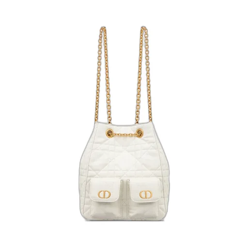 Medium Dior Caro Multicarry Backpack With Chain