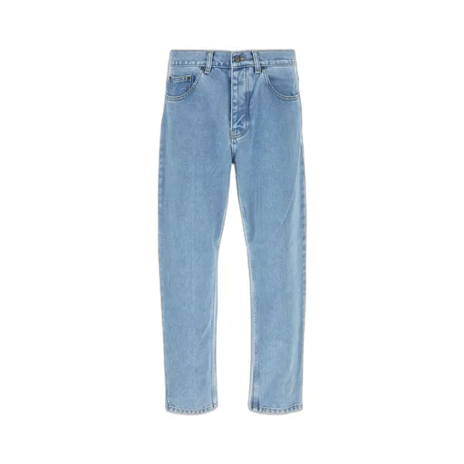 Carhartt Wip Newel Logo-Patch Straight-Leg Jeans