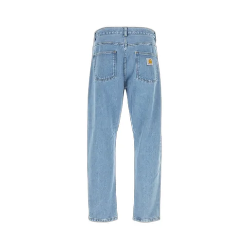 Carhartt Wip Newel Logo-Patch Straight-Leg Jeans