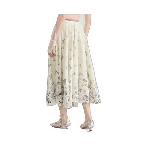 Mid-Length Flared Skirt