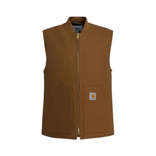 Carhartt Wip Classic Logo Patch Zipped Vest