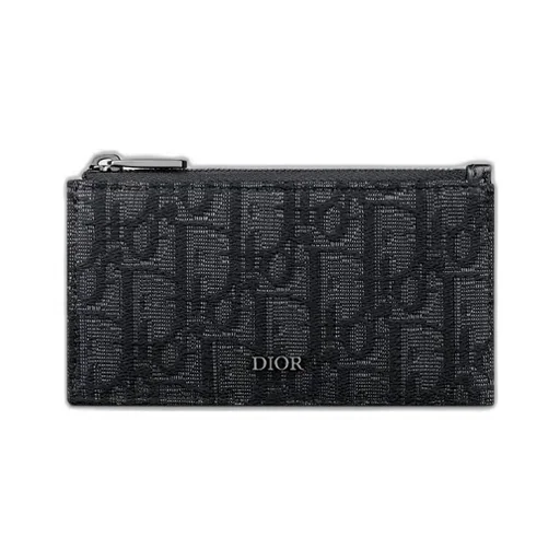 Zipped Card Holder With Split Ring