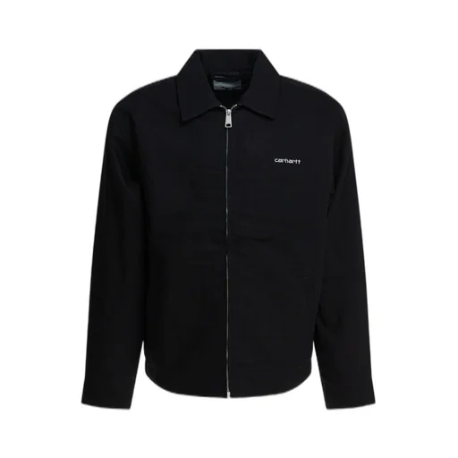 Carhartt Wip Logo Embroidered Zip-Up Jacket