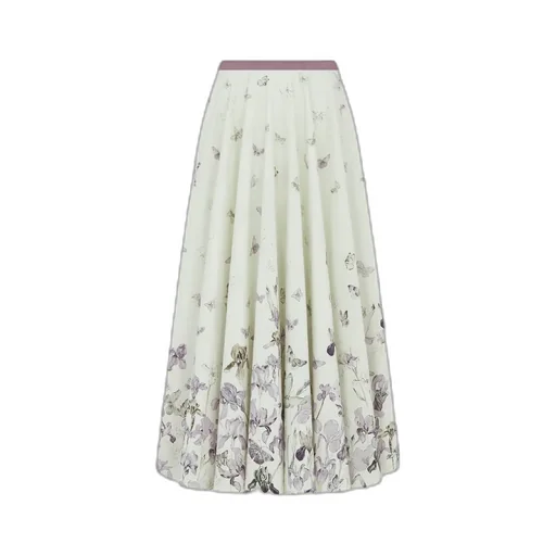 Mid-Length Flared Skirt