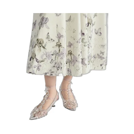 Mid-Length Flared Skirt