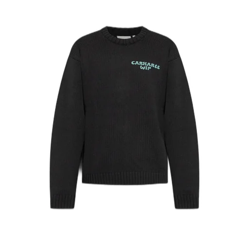 Carhartt Wip Logo Printed Crewneck Pullover