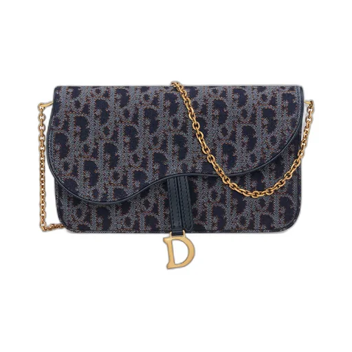 Medium Saddle Pouch With Chain