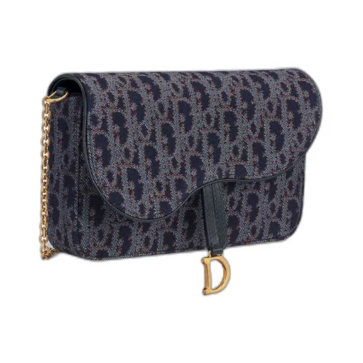 Medium Saddle Pouch With Chain