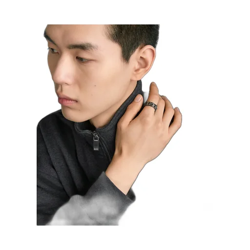 Dior Contrast Chain Link Ring