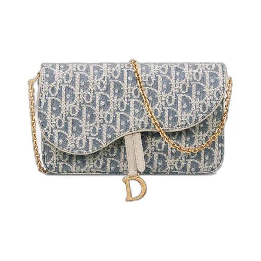 Medium Saddle Pouch With Chain